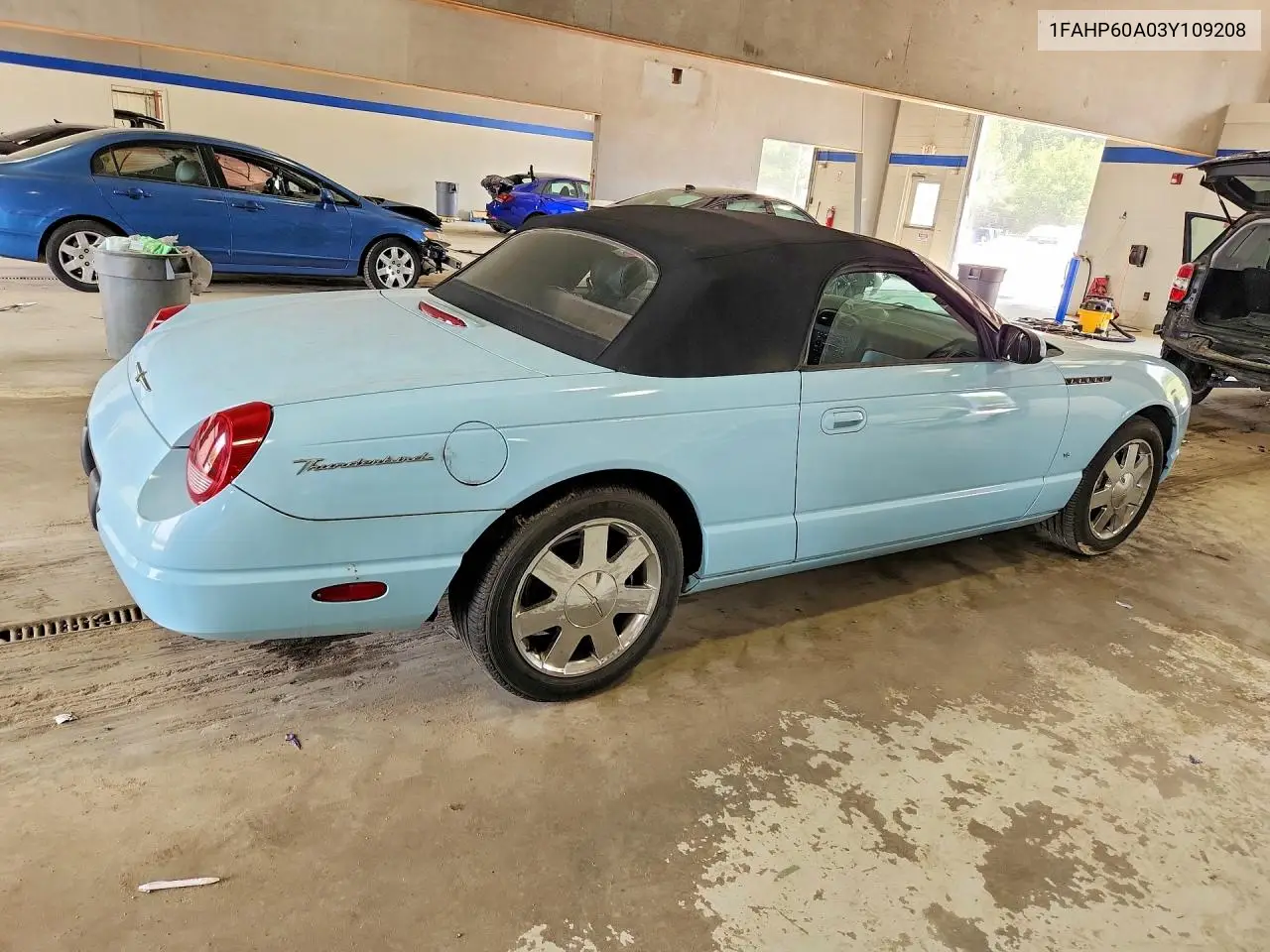 2003 Ford Thunderbird VIN: 1FAHP60A03Y109208 Lot: 54227236