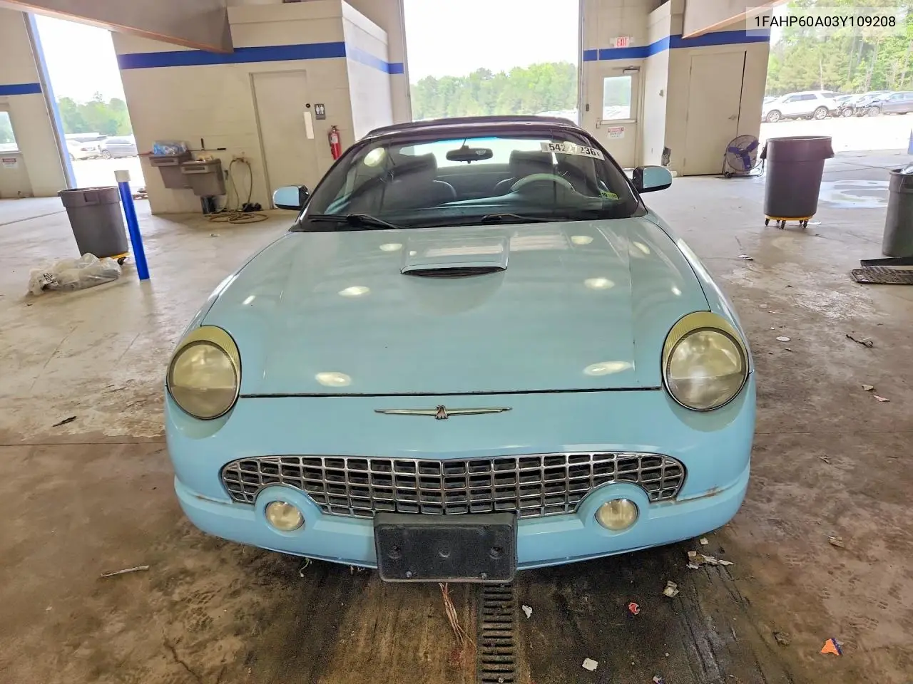 2003 Ford Thunderbird VIN: 1FAHP60A03Y109208 Lot: 54227236