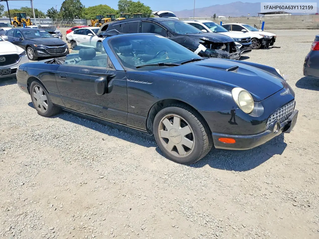 2003 Ford Thunderbird VIN: 1FAHP60A63Y112159 Lot: 60503496