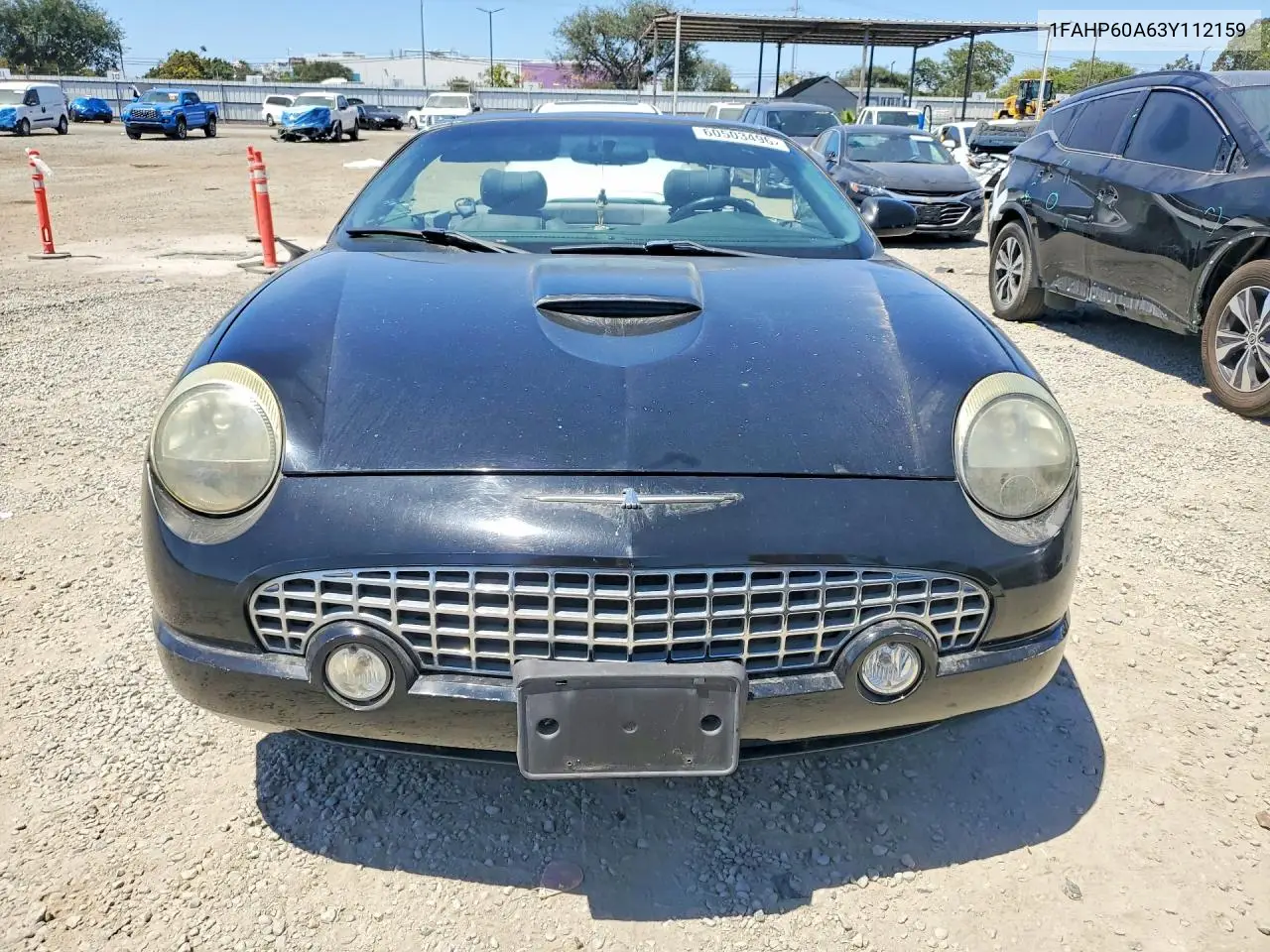 2003 Ford Thunderbird VIN: 1FAHP60A63Y112159 Lot: 60503496
