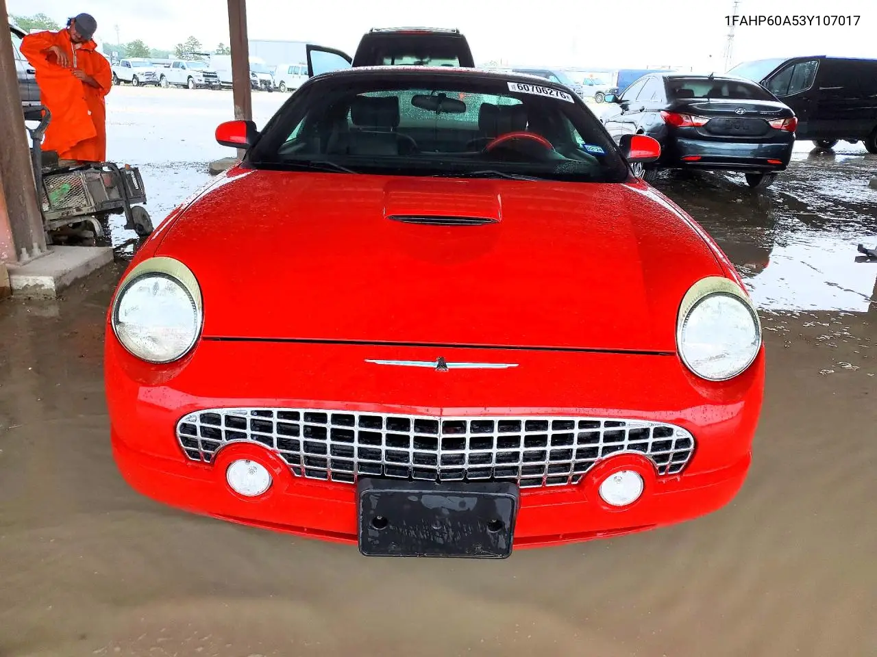 2003 Ford Thunderbird VIN: 1FAHP60A53Y107017 Lot: 60706276