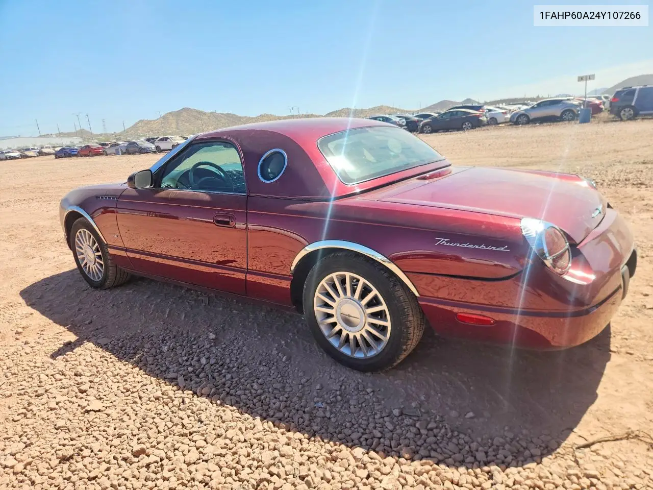 2004 Ford Thunderbird VIN: 1FAHP60A24Y107266 Lot: 53042836
