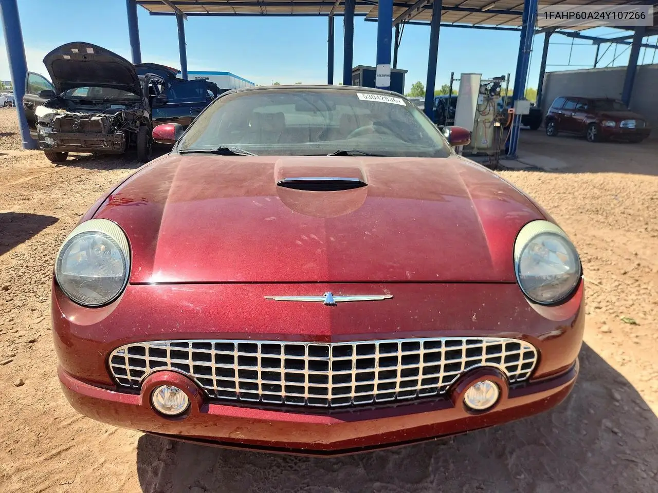 2004 Ford Thunderbird VIN: 1FAHP60A24Y107266 Lot: 53042836