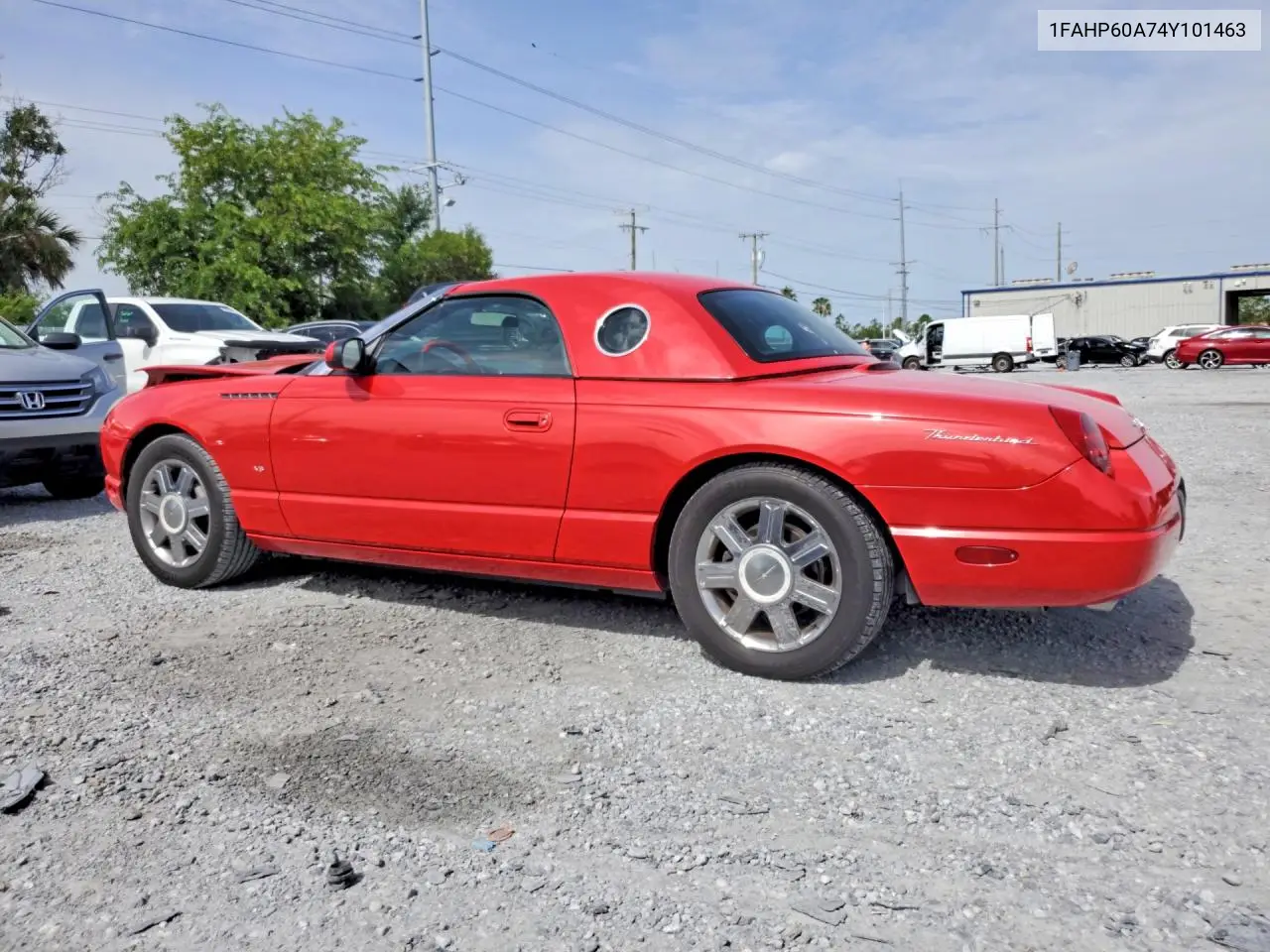2004 Ford Thunderbird VIN: 1FAHP60A74Y101463 Lot: 60301196