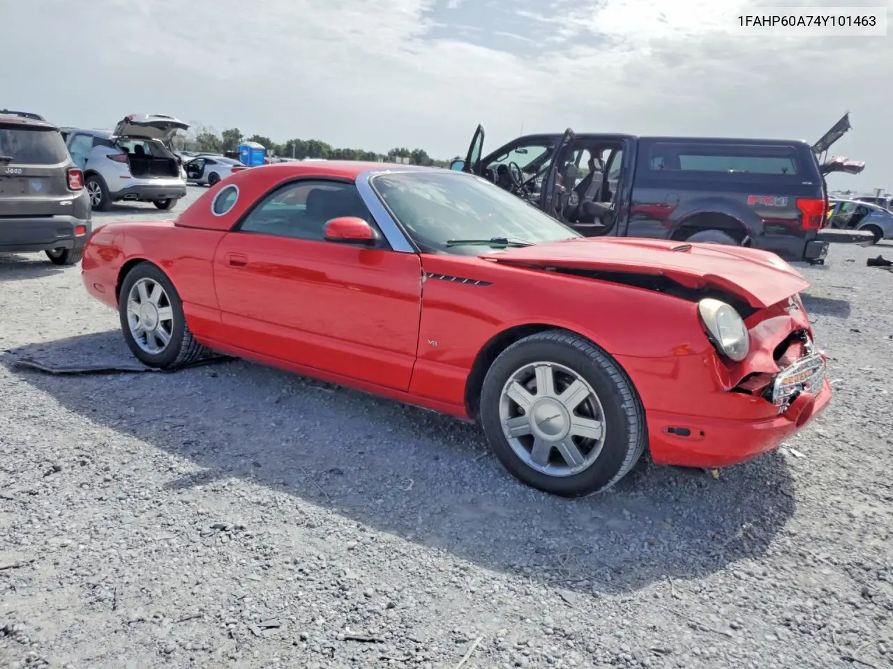 2004 Ford Thunderbird VIN: 1FAHP60A74Y101463 Lot: 60301196