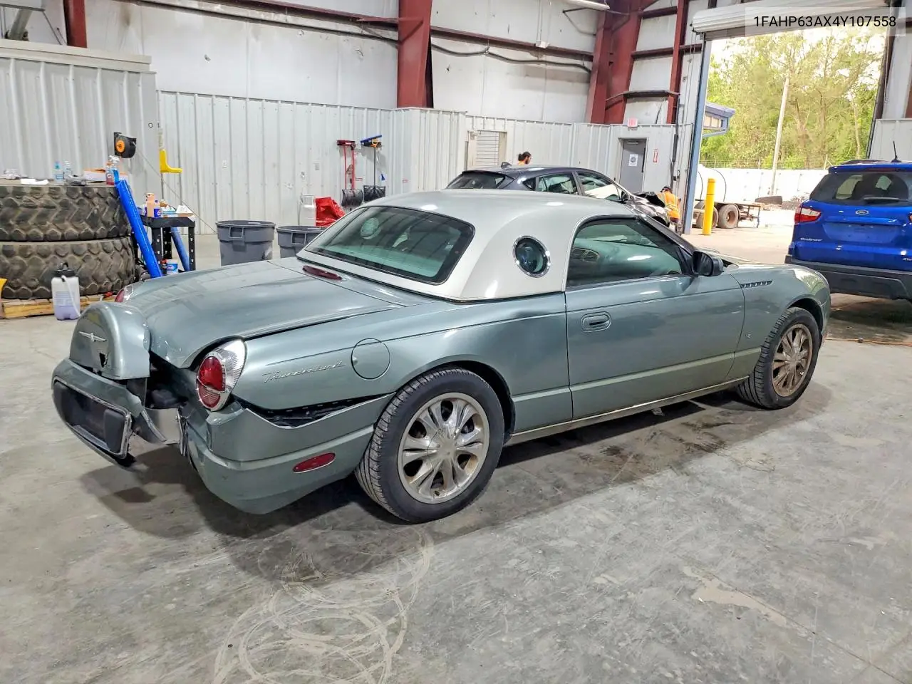 2004 Ford Thunderbird Pacific Coast VIN: 1FAHP63AX4Y107558 Lot: 61371356