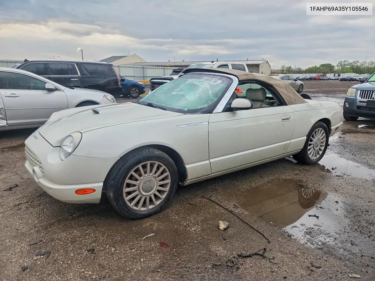 2005 Ford Thunderbird 50Th Anniversary VIN: 1FAHP69A35Y105546 Lot: 50638736