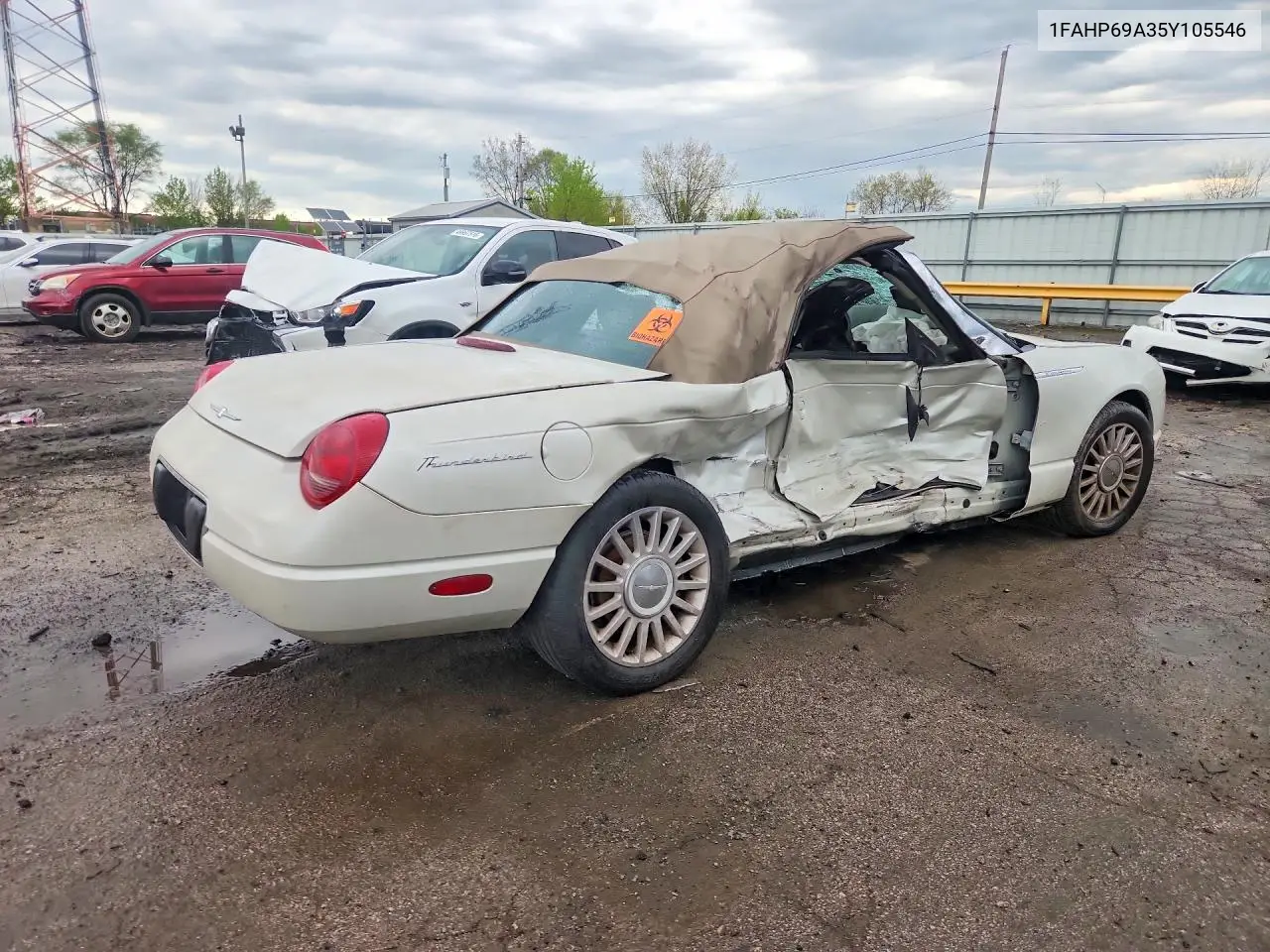 2005 Ford Thunderbird 50Th Anniversary VIN: 1FAHP69A35Y105546 Lot: 50638736