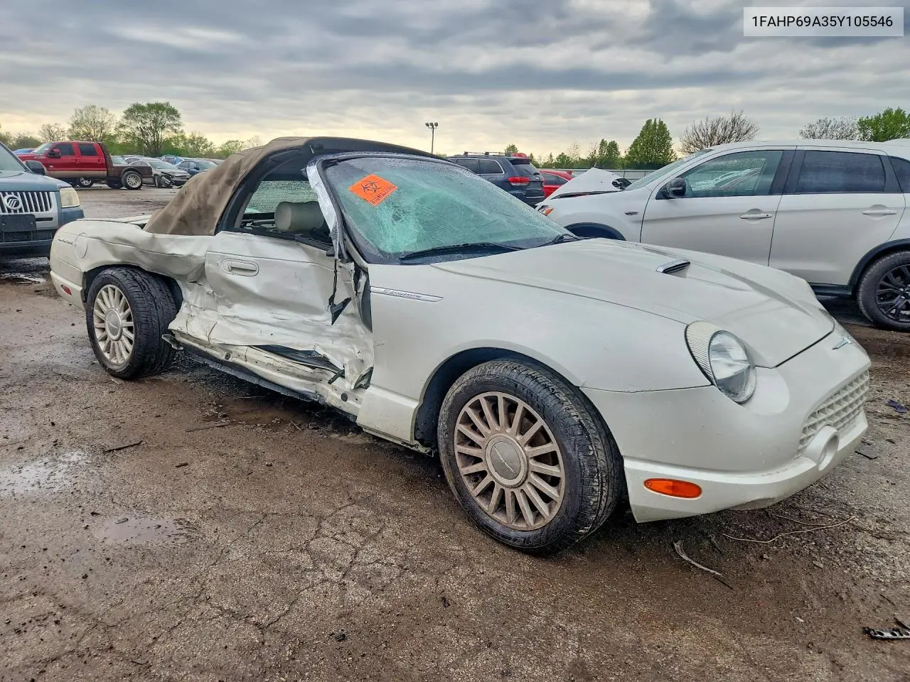 2005 Ford Thunderbird 50Th Anniversary VIN: 1FAHP69A35Y105546 Lot: 50638736