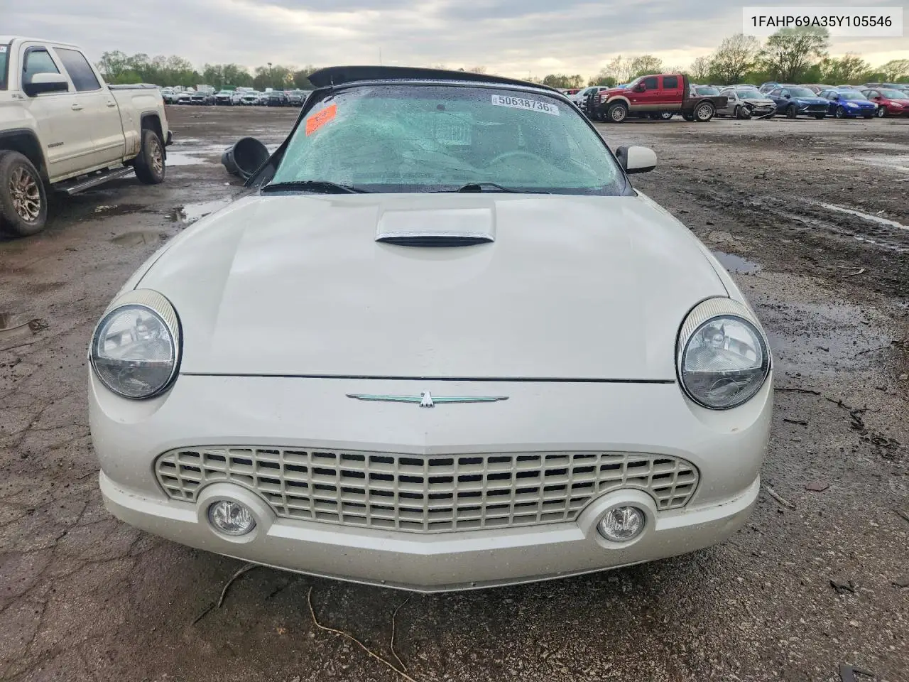 2005 Ford Thunderbird 50Th Anniversary VIN: 1FAHP69A35Y105546 Lot: 50638736