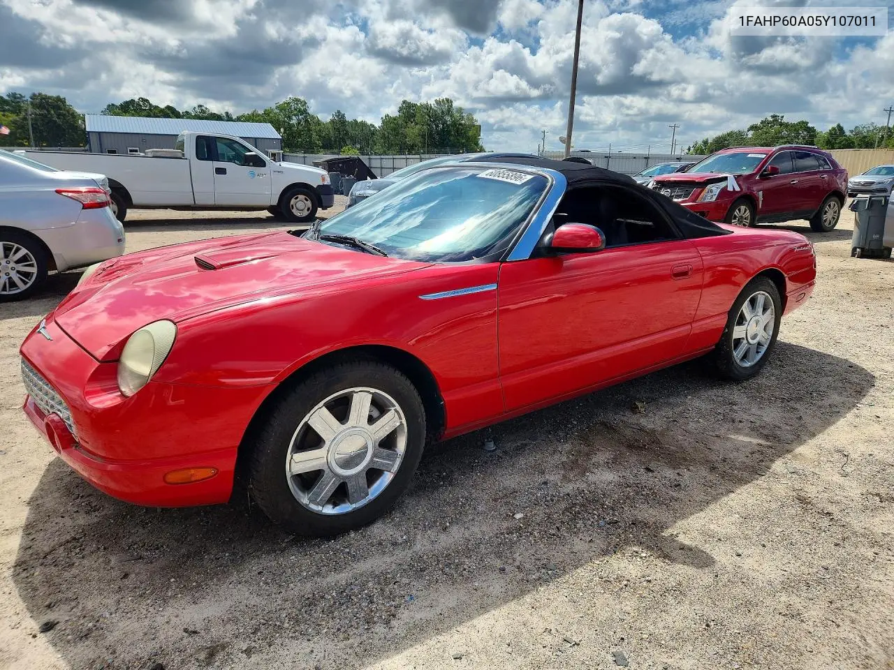 2005 Ford Thunderbird VIN: 1FAHP60A05Y107011 Lot: 60855896