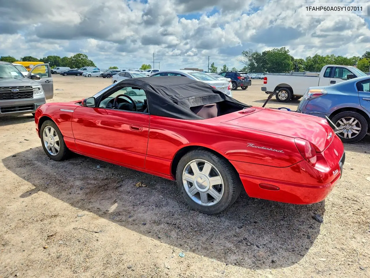 2005 Ford Thunderbird VIN: 1FAHP60A05Y107011 Lot: 60855896