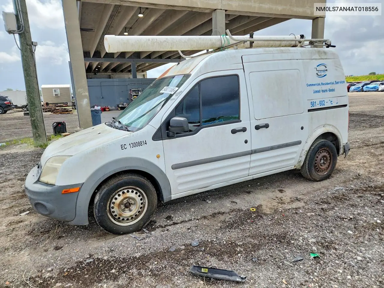 2010 Ford Transit Connect Xl VIN: NM0LS7AN4AT018556 Lot: 54921166