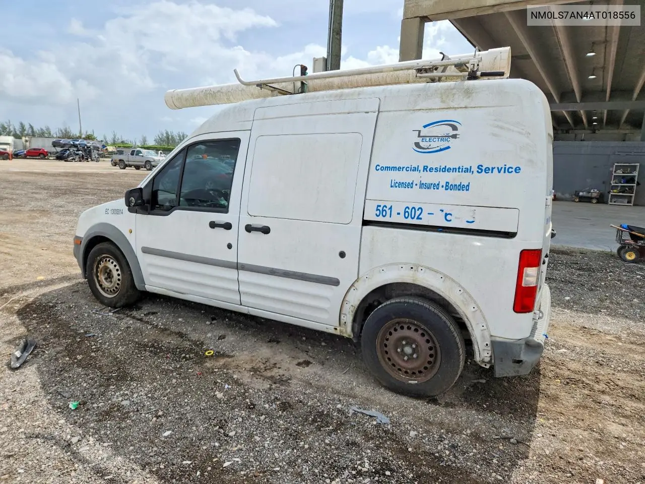 2010 Ford Transit Connect Xl VIN: NM0LS7AN4AT018556 Lot: 54921166