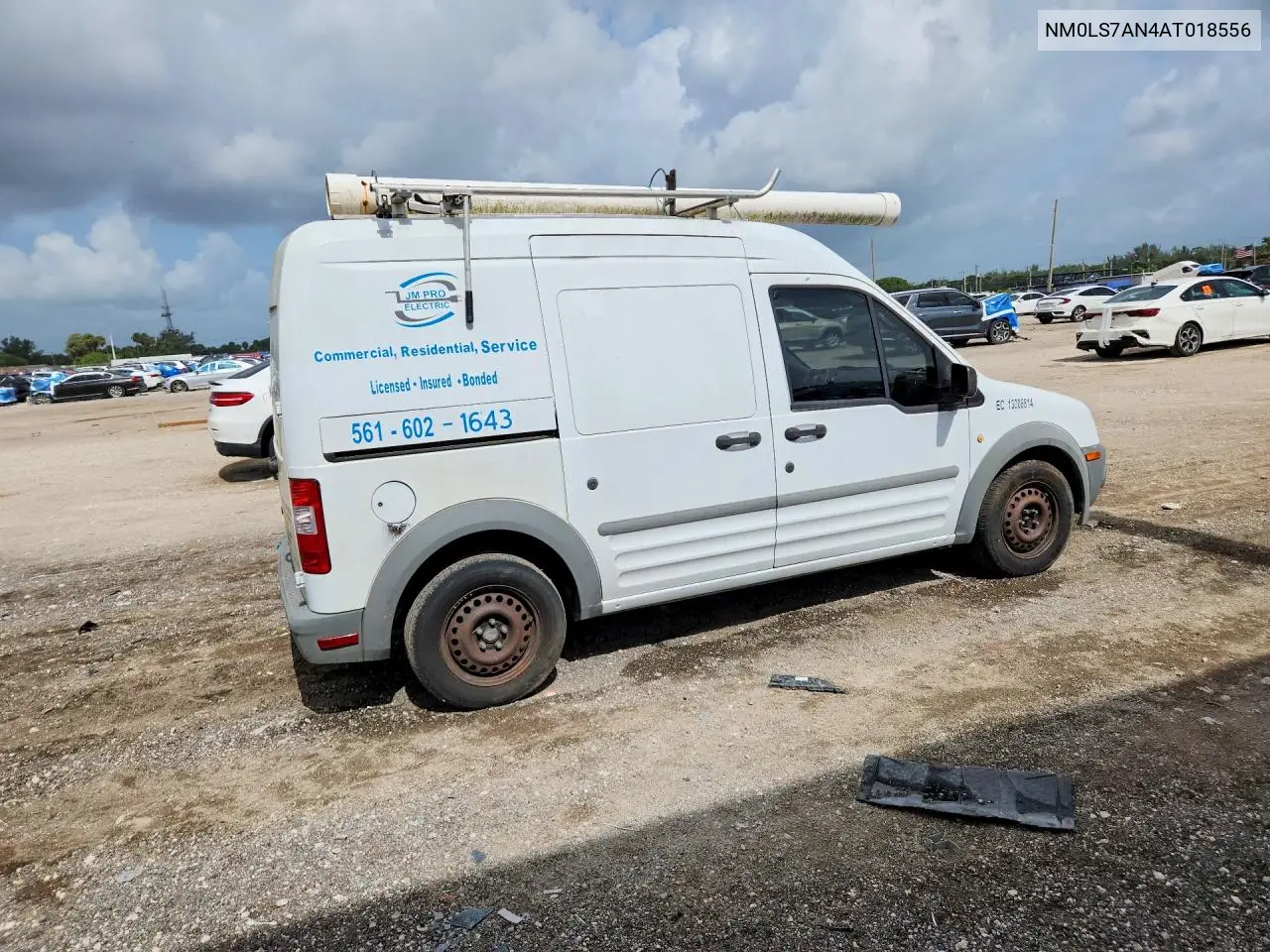 2010 Ford Transit Connect Xl VIN: NM0LS7AN4AT018556 Lot: 54921166