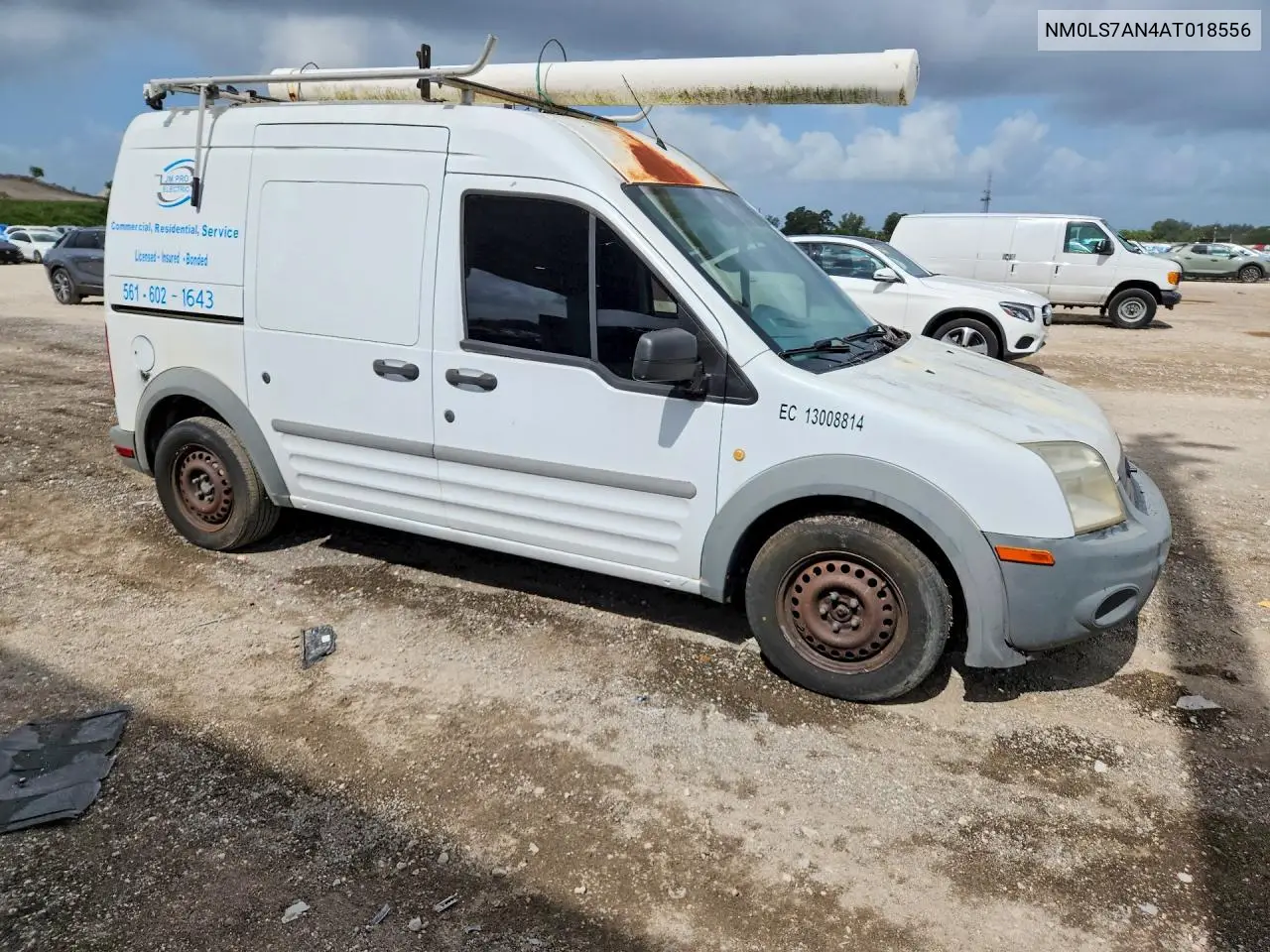 2010 Ford Transit Connect Xl VIN: NM0LS7AN4AT018556 Lot: 54921166