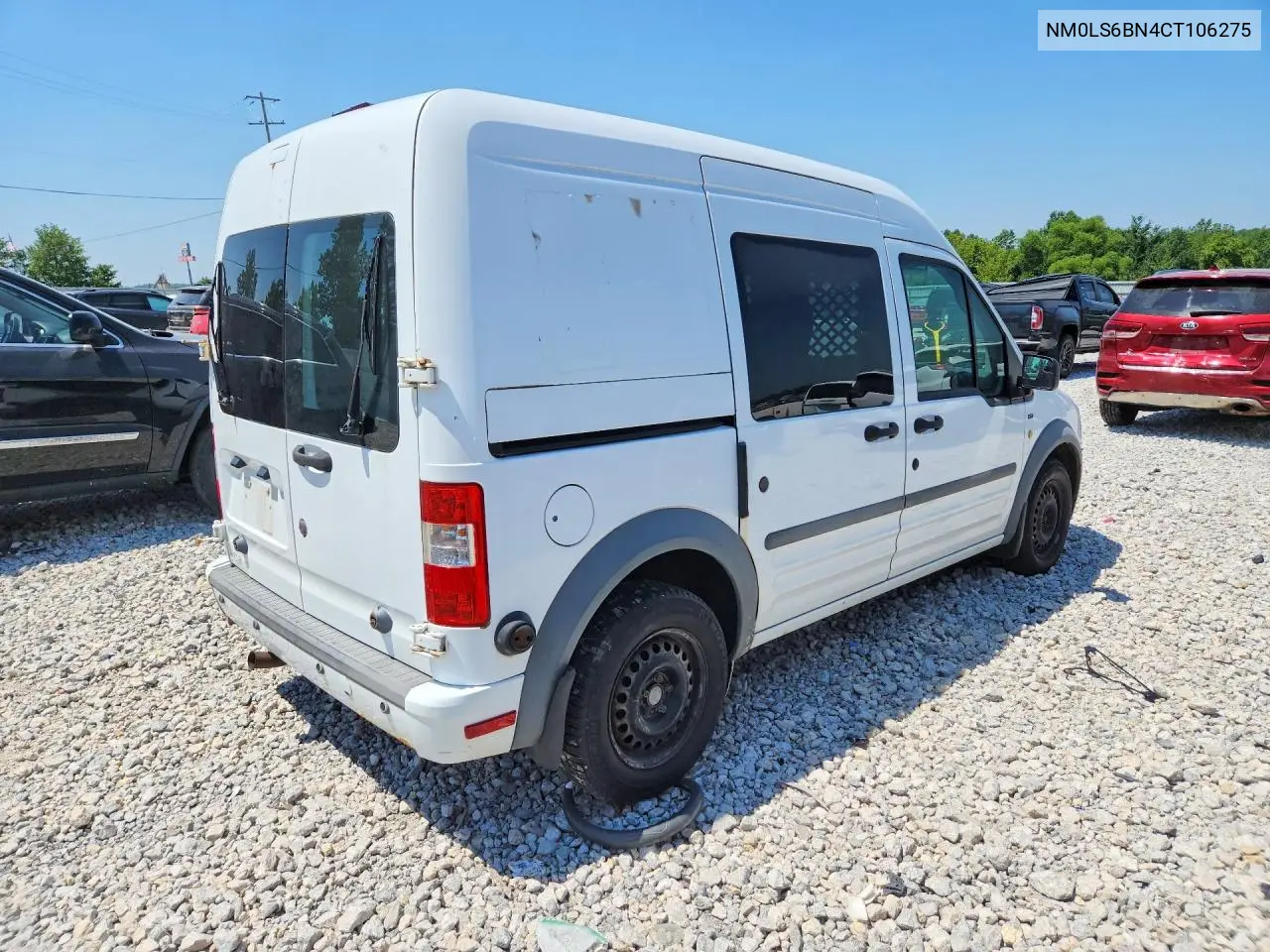 2012 Ford Transit Connect Xlt Delivery Van VIN: NM0LS6BN4CT106275 Lot: 61022976