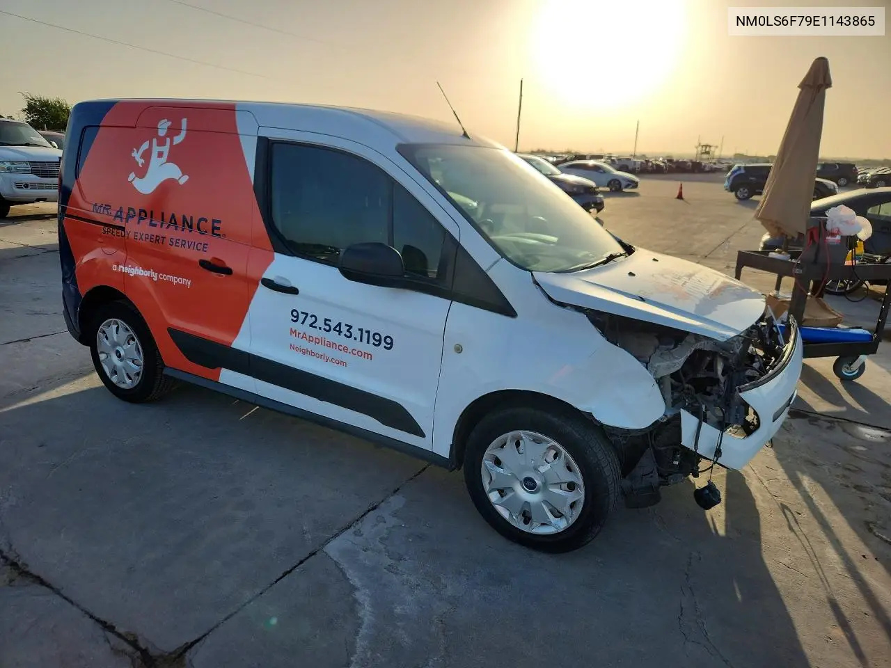2014 Ford Transit Connect Xlt VIN: NM0LS6F79E1143865 Lot: 61198136