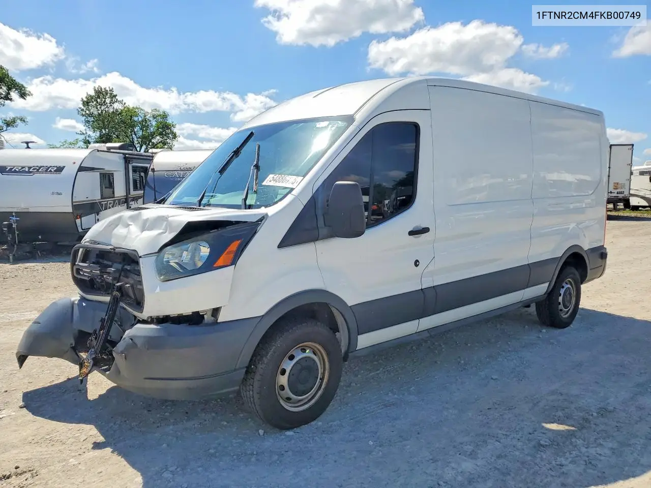 2015 Ford Transit T-250 VIN: 1FTNR2CM4FKB00749 Lot: 54886056
