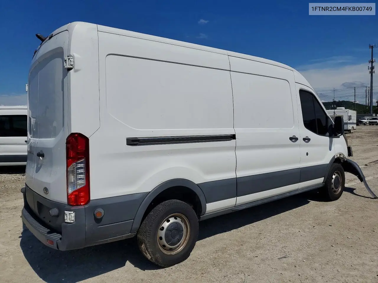 2015 Ford Transit T-250 VIN: 1FTNR2CM4FKB00749 Lot: 54886056