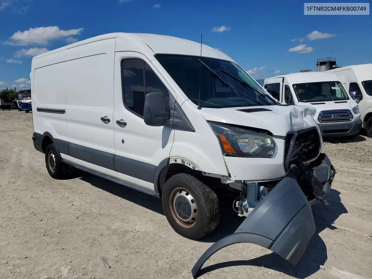2015 Ford Transit T-250 VIN: 1FTNR2CM4FKB00749 Lot: 54886056