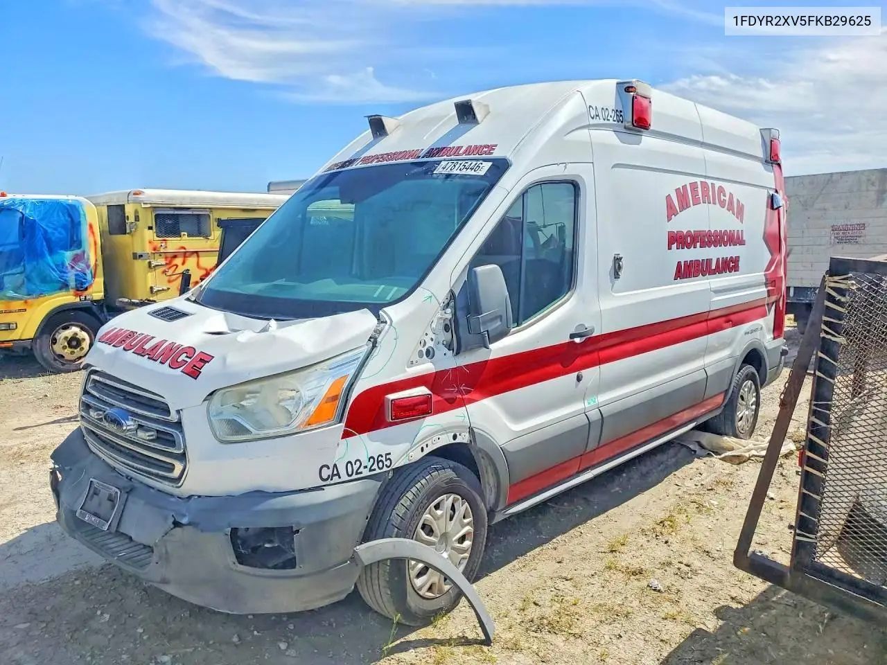1FDYR2XV5FKB29625 2015 Ford Transit
