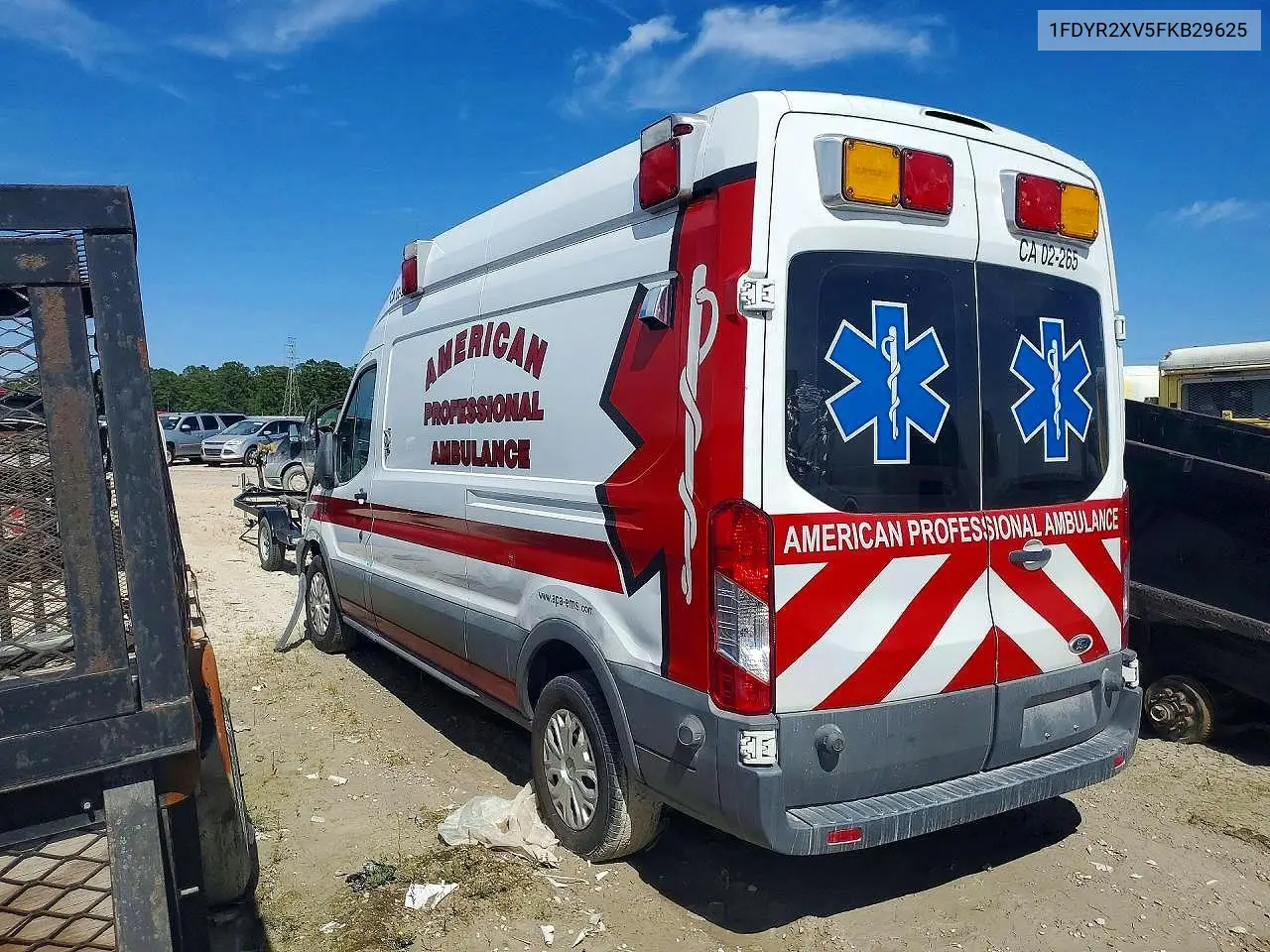 1FDYR2XV5FKB29625 2015 Ford Transit