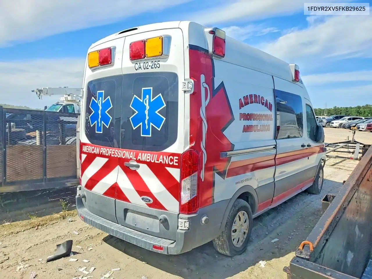 1FDYR2XV5FKB29625 2015 Ford Transit