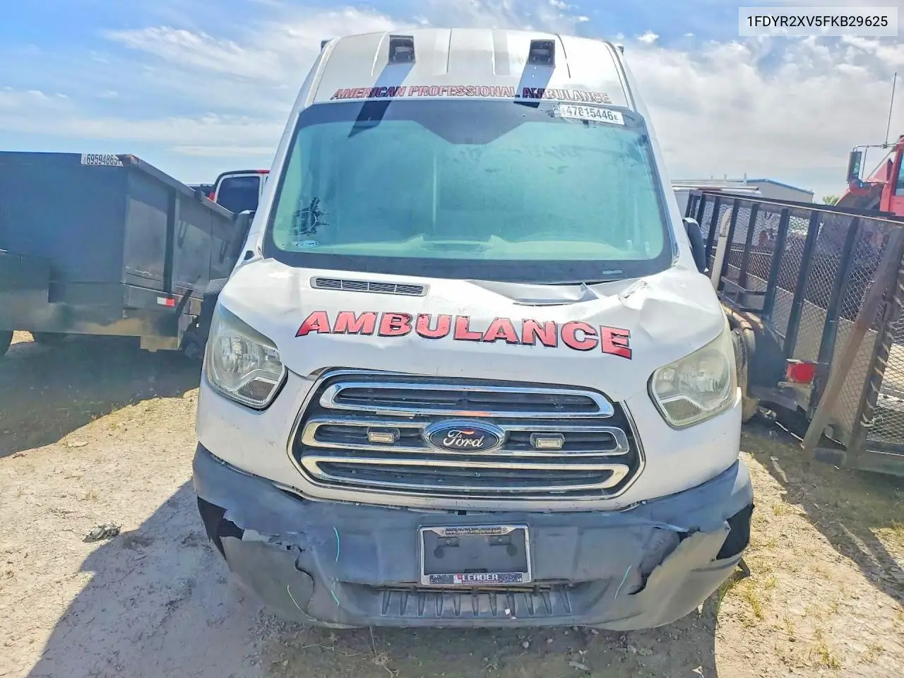 1FDYR2XV5FKB29625 2015 Ford Transit