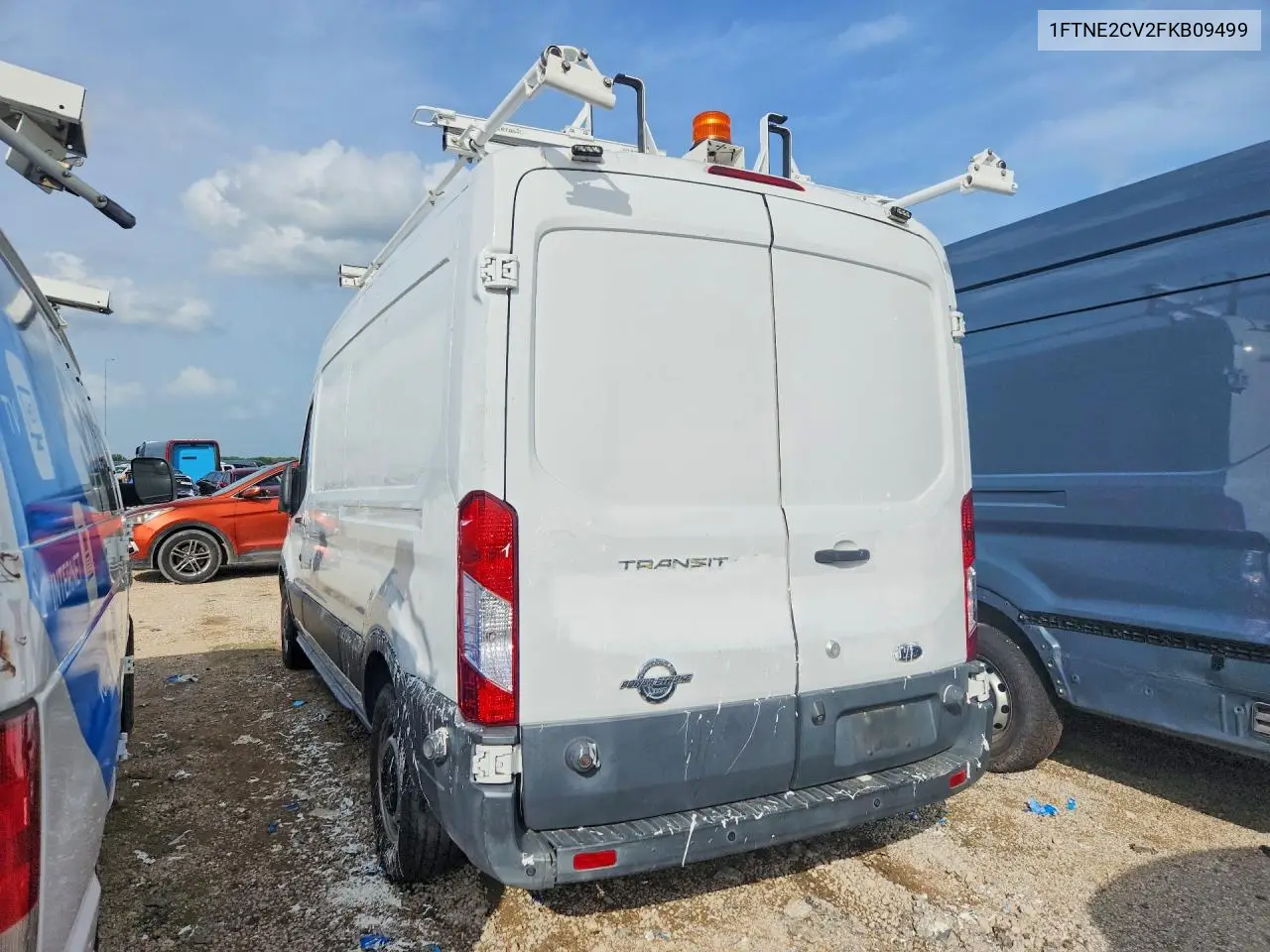 2015 Ford Transit T-150 VIN: 1FTNE2CV2FKB09499 Lot: 59200056