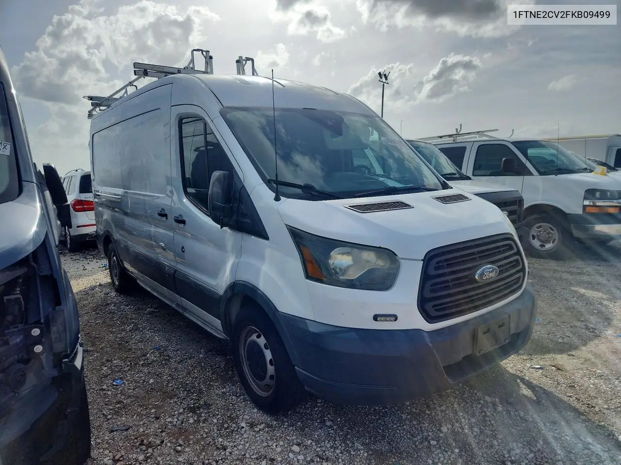 2015 Ford Transit T-150 VIN: 1FTNE2CV2FKB09499 Lot: 59200056