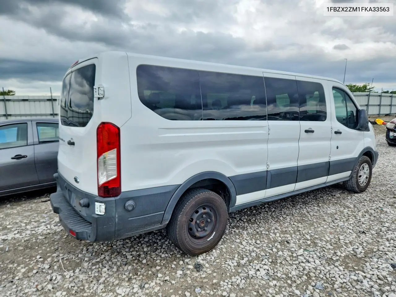 2015 Ford Transit T-350 VIN: 1FBZX2ZM1FKA33563 Lot: 60354336