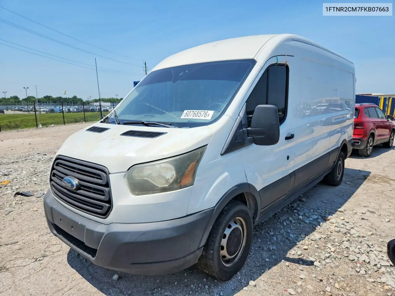 2015 Ford Transit T-250 VIN: 1FTNR2CM7FKB07663 Lot: 60768576