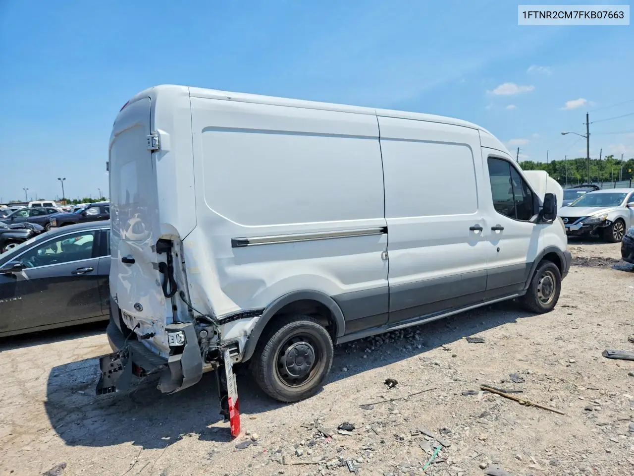 2015 Ford Transit T-250 VIN: 1FTNR2CM7FKB07663 Lot: 60768576