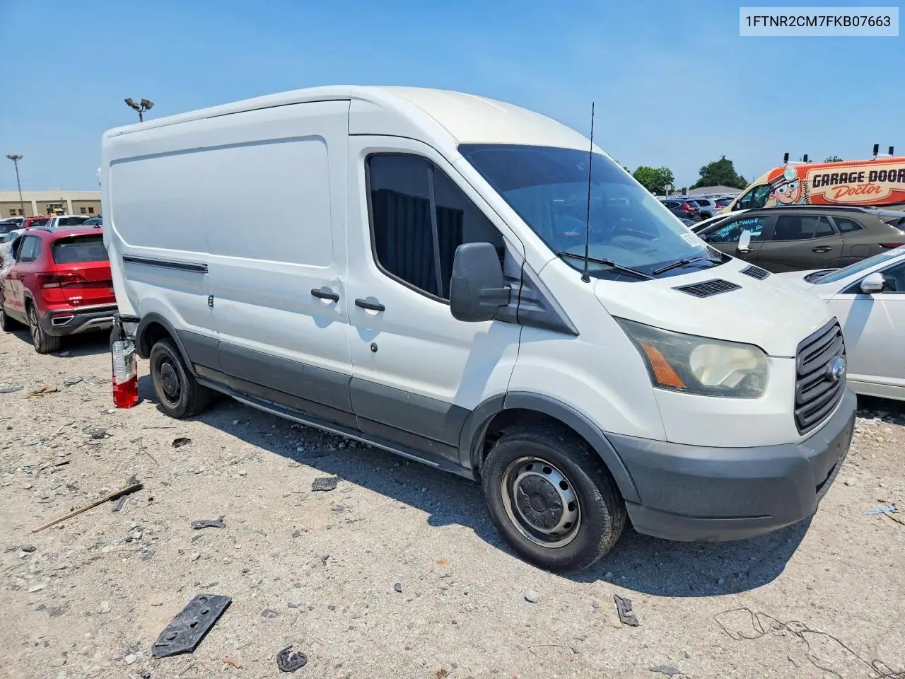 2015 Ford Transit T-250 VIN: 1FTNR2CM7FKB07663 Lot: 60768576