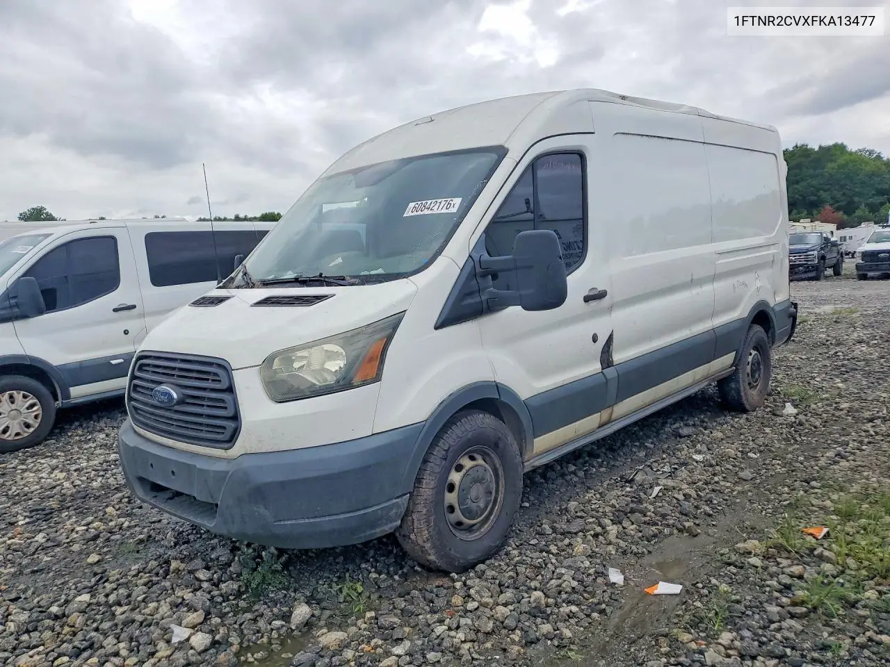 2015 Ford Transit T-250 VIN: 1FTNR2CVXFKA13477 Lot: 60842176