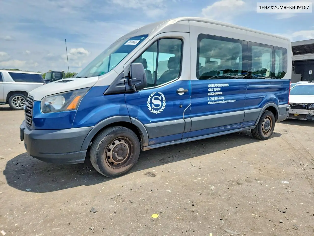 2015 Ford Transit T-350 VIN: 1FBZX2CM8FKB09157 Lot: 61014066