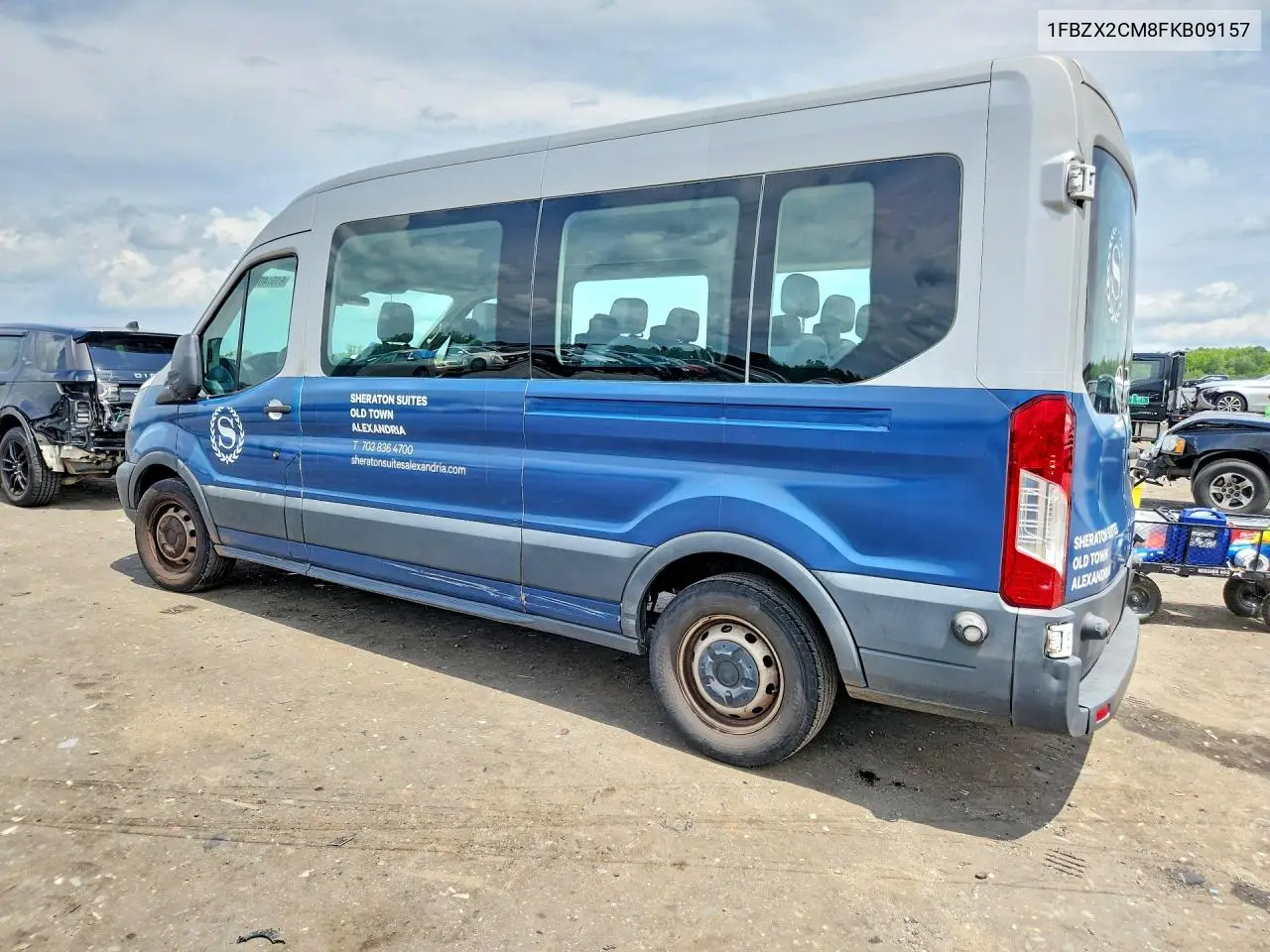 2015 Ford Transit T-350 VIN: 1FBZX2CM8FKB09157 Lot: 61014066