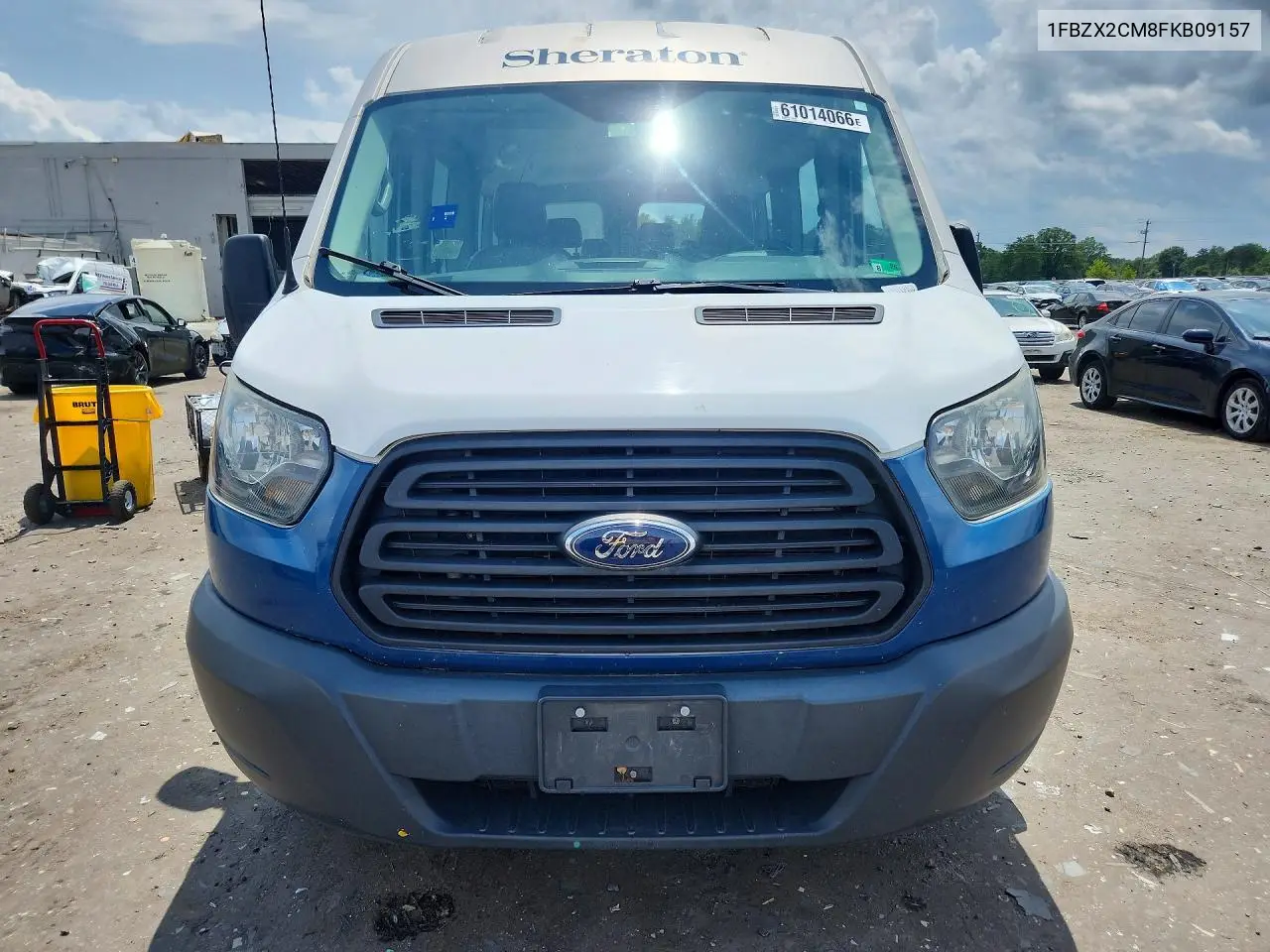 2015 Ford Transit T-350 VIN: 1FBZX2CM8FKB09157 Lot: 61014066