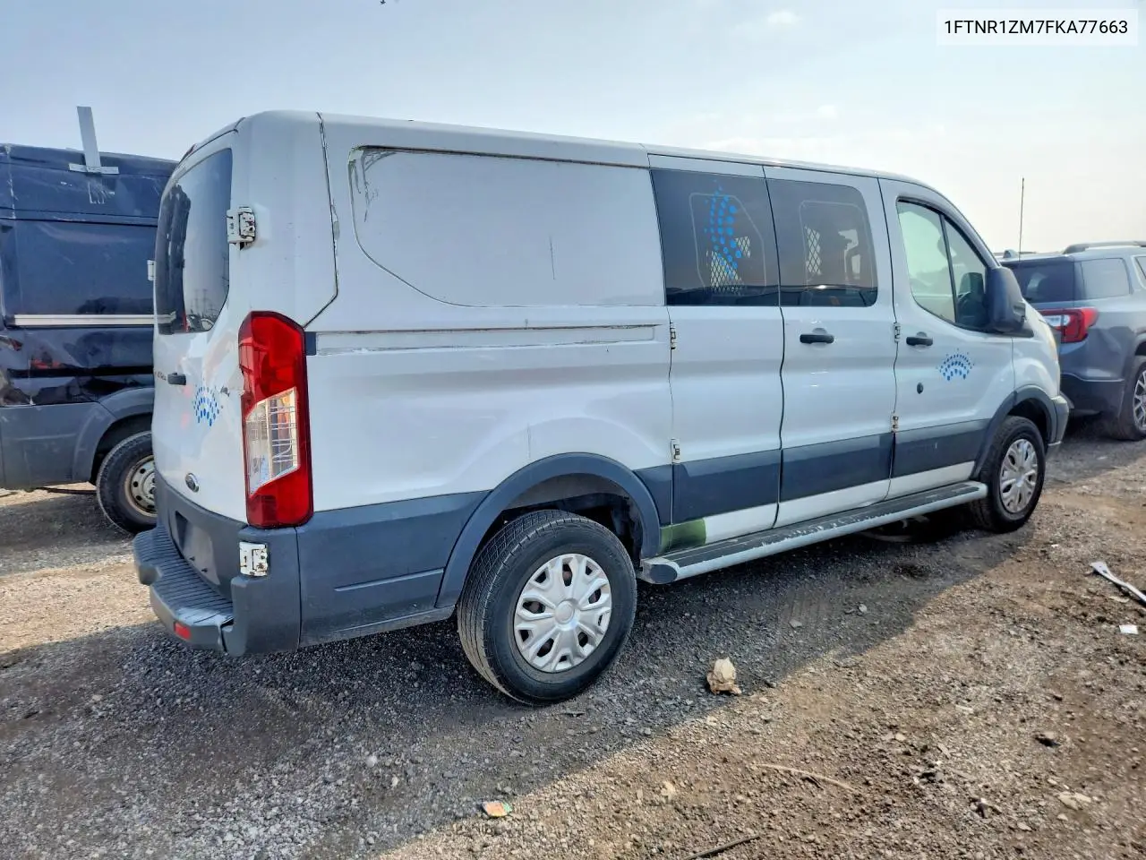 2015 Ford Transit T-250 VIN: 1FTNR1ZM7FKA77663 Lot: 61212116