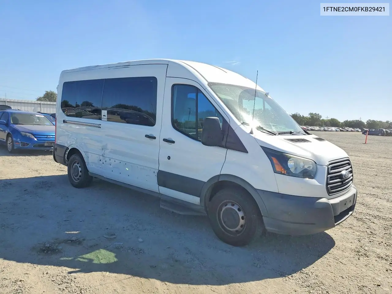 2015 Ford Transit T-150 VIN: 1FTNE2CM0FKB29421 Lot: 61506586
