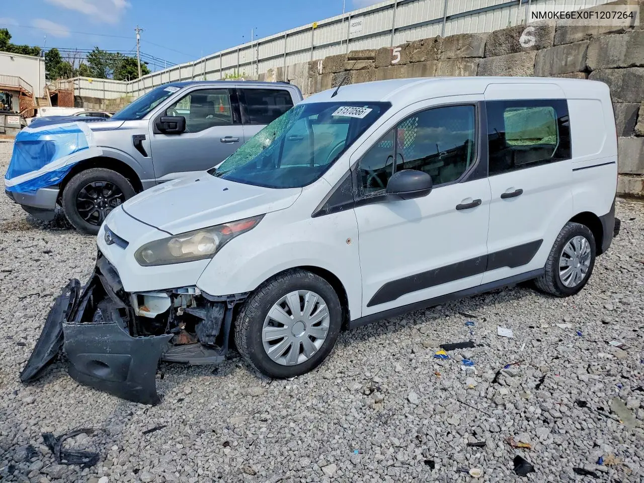 2015 Ford Transit Connect Xl VIN: NM0KE6EX0F1207264 Lot: 61570566