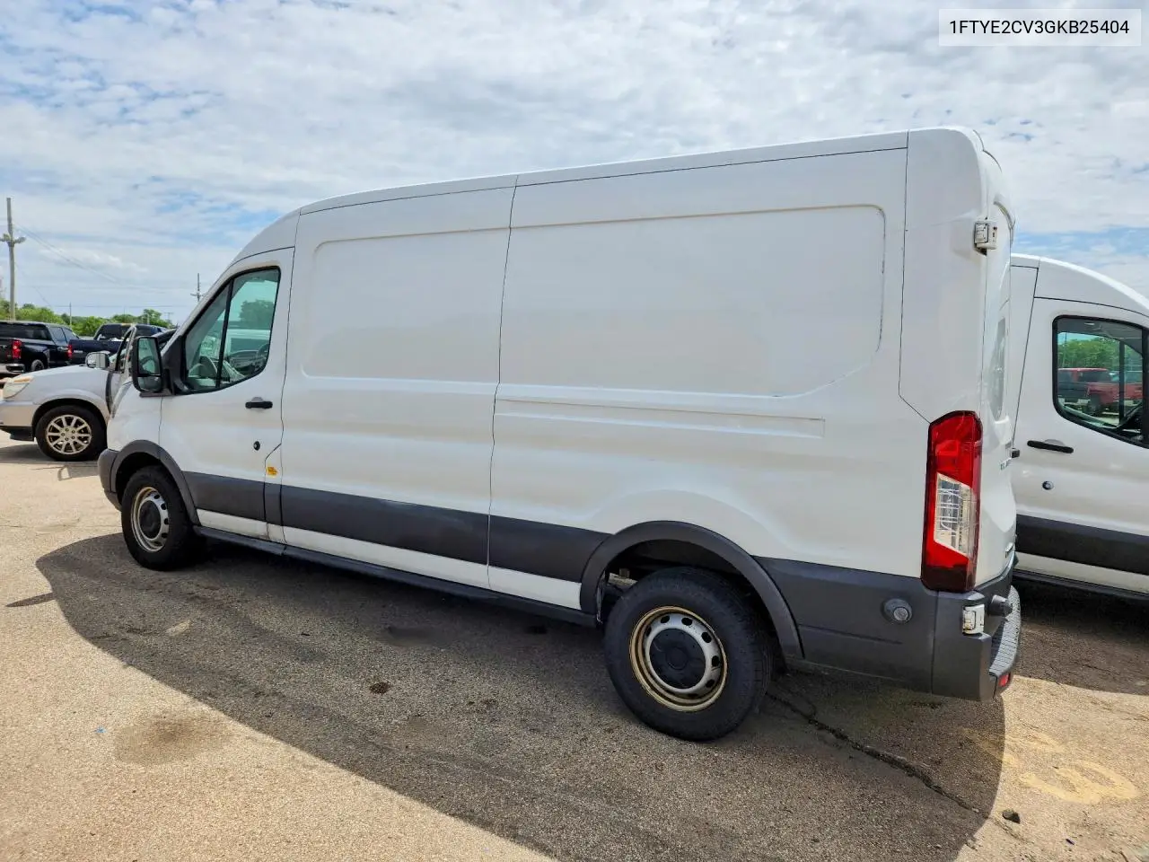 2016 Ford Transit 150 Delivery Van VIN: 1FTYE2CV3GKB25404 Lot: 51382436