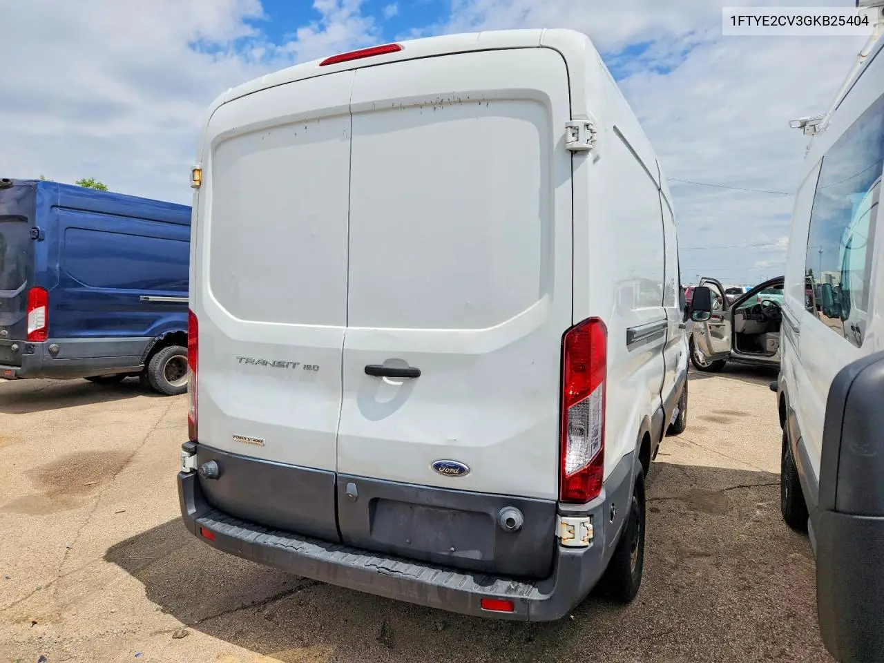 2016 Ford Transit 150 Delivery Van VIN: 1FTYE2CV3GKB25404 Lot: 51382436