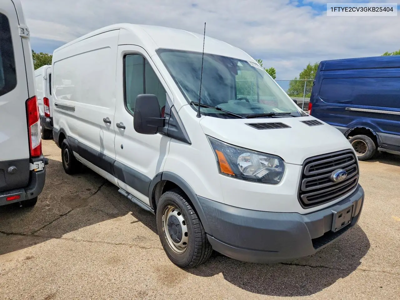 2016 Ford Transit 150 Delivery Van VIN: 1FTYE2CV3GKB25404 Lot: 51382436