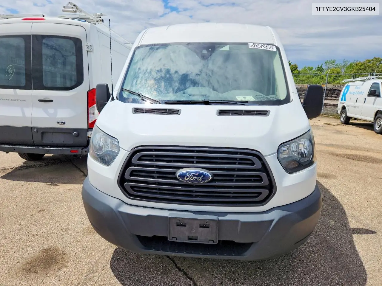 2016 Ford Transit 150 Delivery Van VIN: 1FTYE2CV3GKB25404 Lot: 51382436