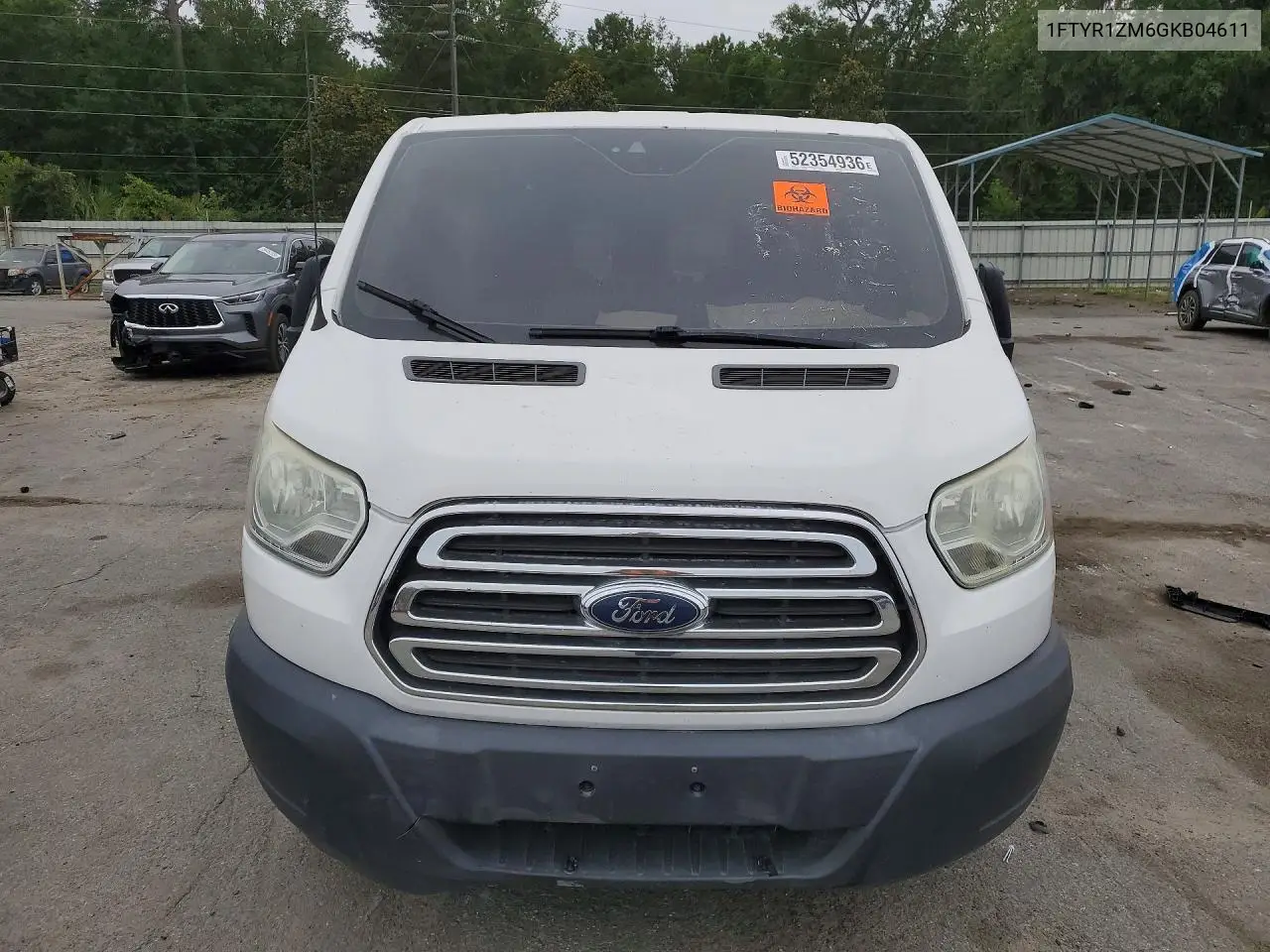 2016 Ford Transit VIN: 1FTYR1ZM6GKB04611 Lot: 52354936