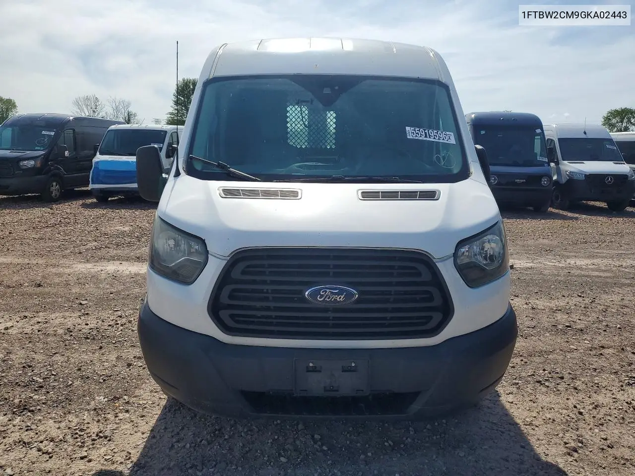 2016 Ford Transit T-350 VIN: 1FTBW2CM9GKA02443 Lot: 55919596