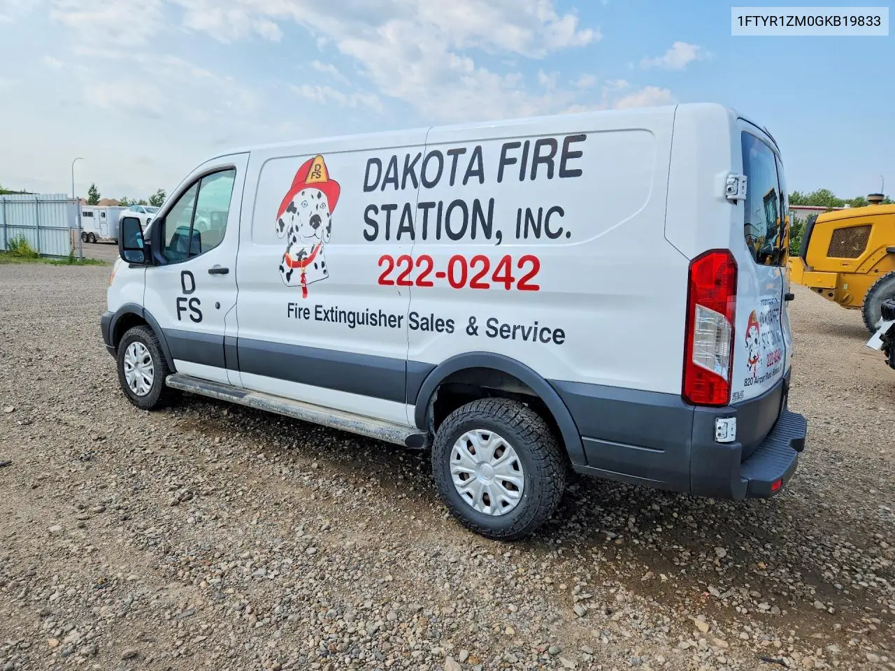 2016 Ford Transit 250 Delivery Van VIN: 1FTYR1ZM0GKB19833 Lot: 56194006