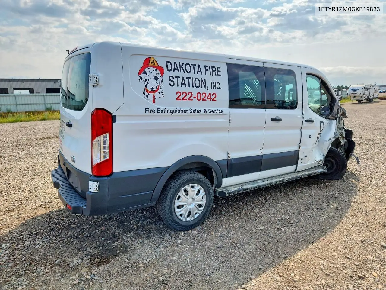 2016 Ford Transit 250 Delivery Van VIN: 1FTYR1ZM0GKB19833 Lot: 56194006